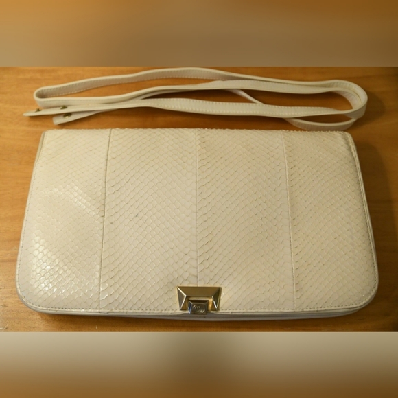 GUCCI Snakeskin Convertible Evening Bag / Clutch - Picture 7 of 8